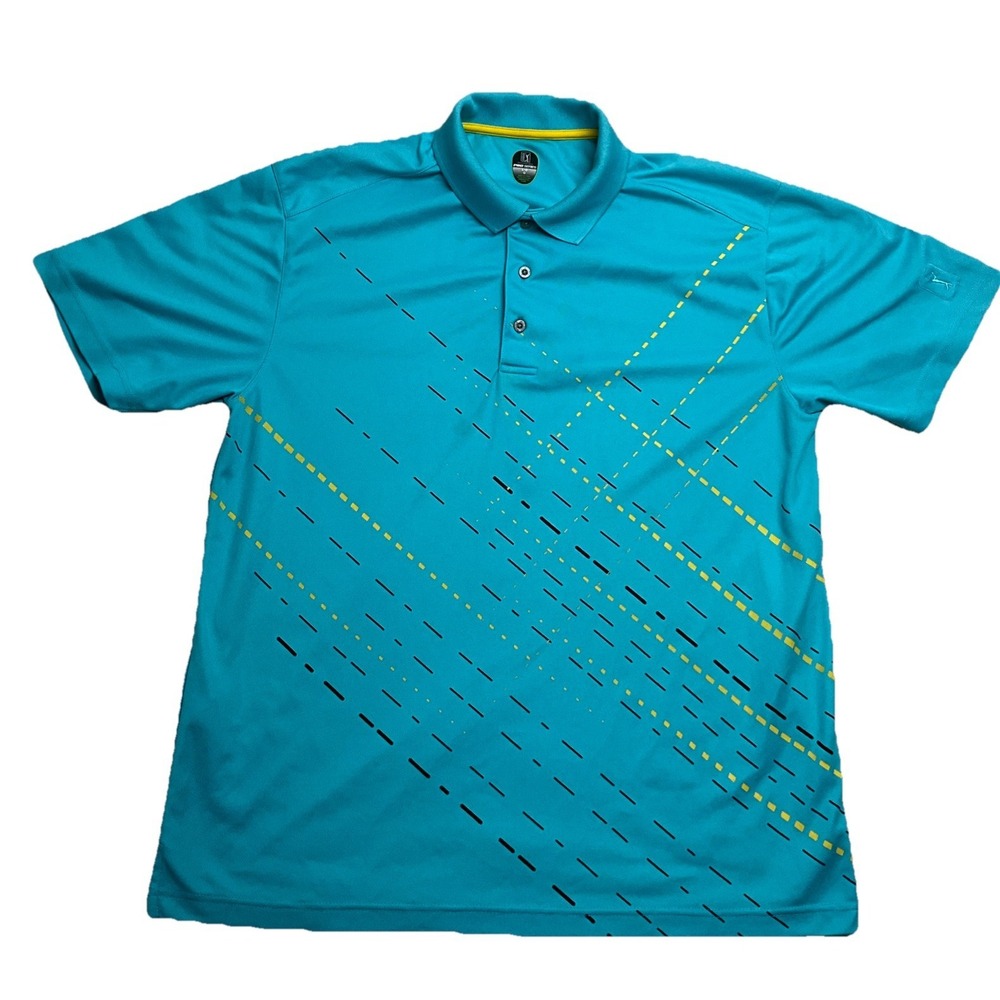 Pro Series Men's Blue Polo Shirt Size Large